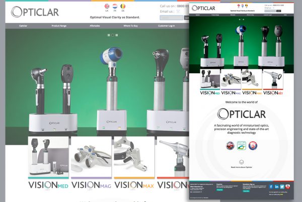 Opticlar home page