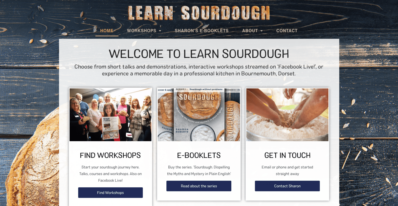 Learn Sourdough Homepage