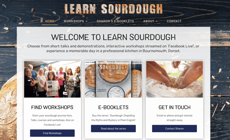 Learn Sourdough Homepage