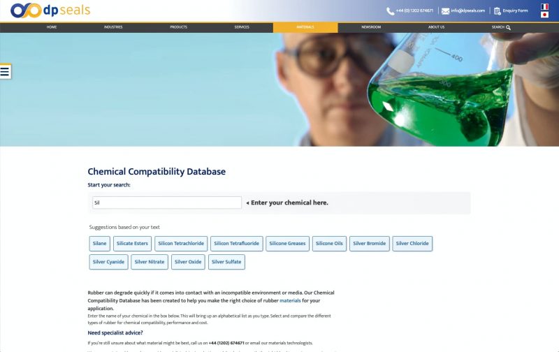 Chemical Compatibility Page